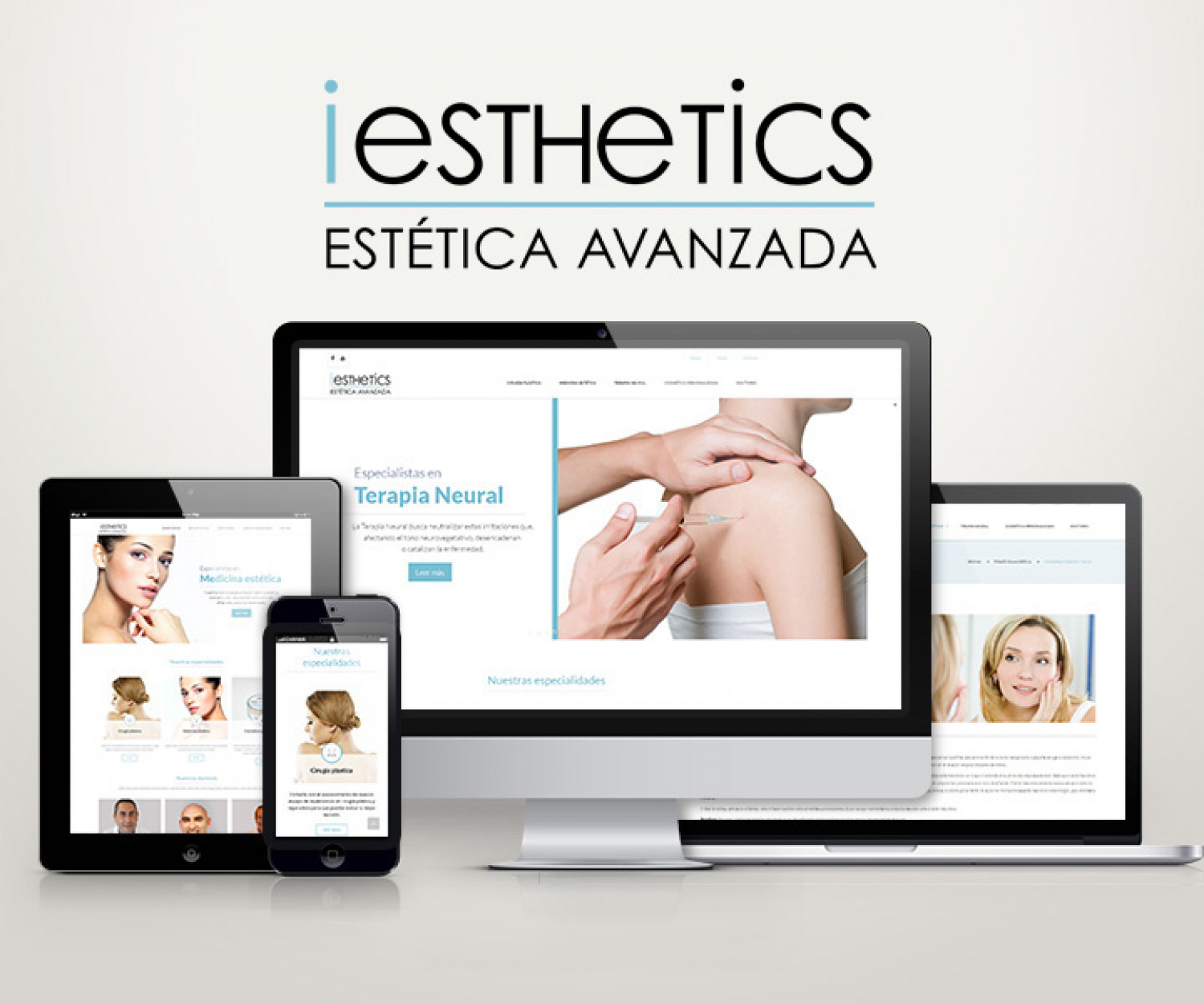 Web Iesthetics Diseño y producción de la web