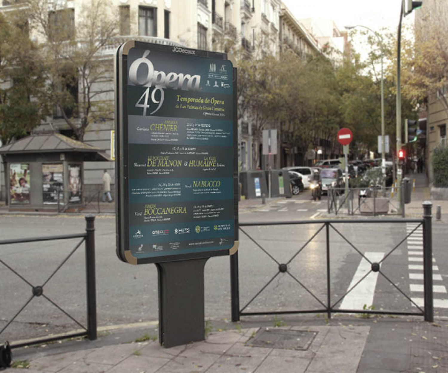Cartel Temporada 49 Ópera Las Palmas Diseño creativo del cartel y gestión de la producción
