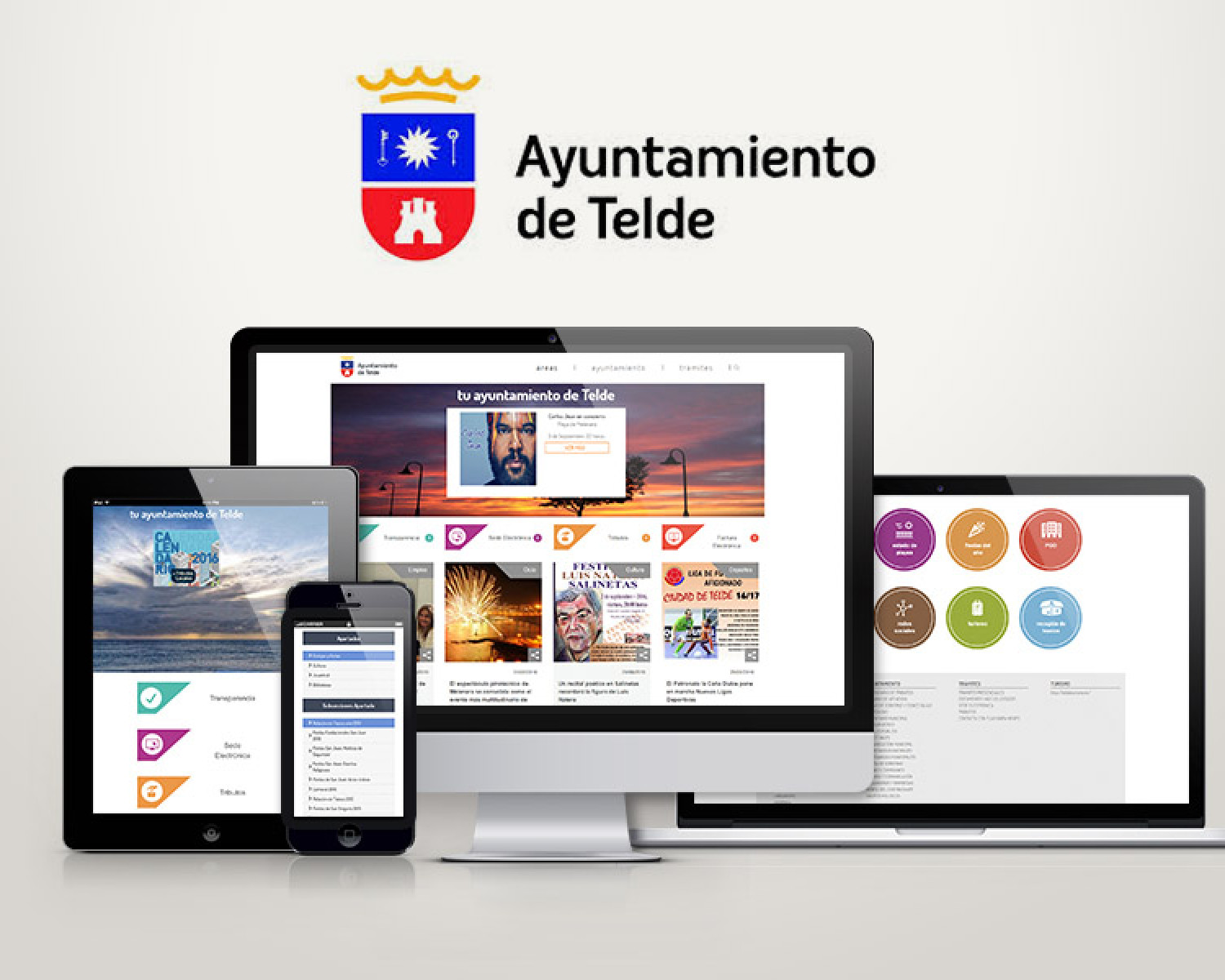 Web Ayuntamiento de Telde Diseño y producción de la web