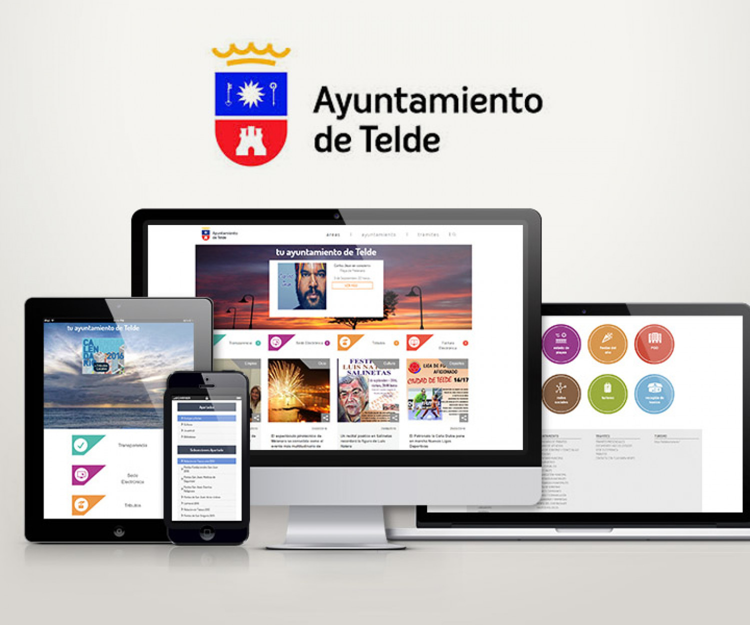 Web Ayuntamiento de Telde Diseño y producción de la web