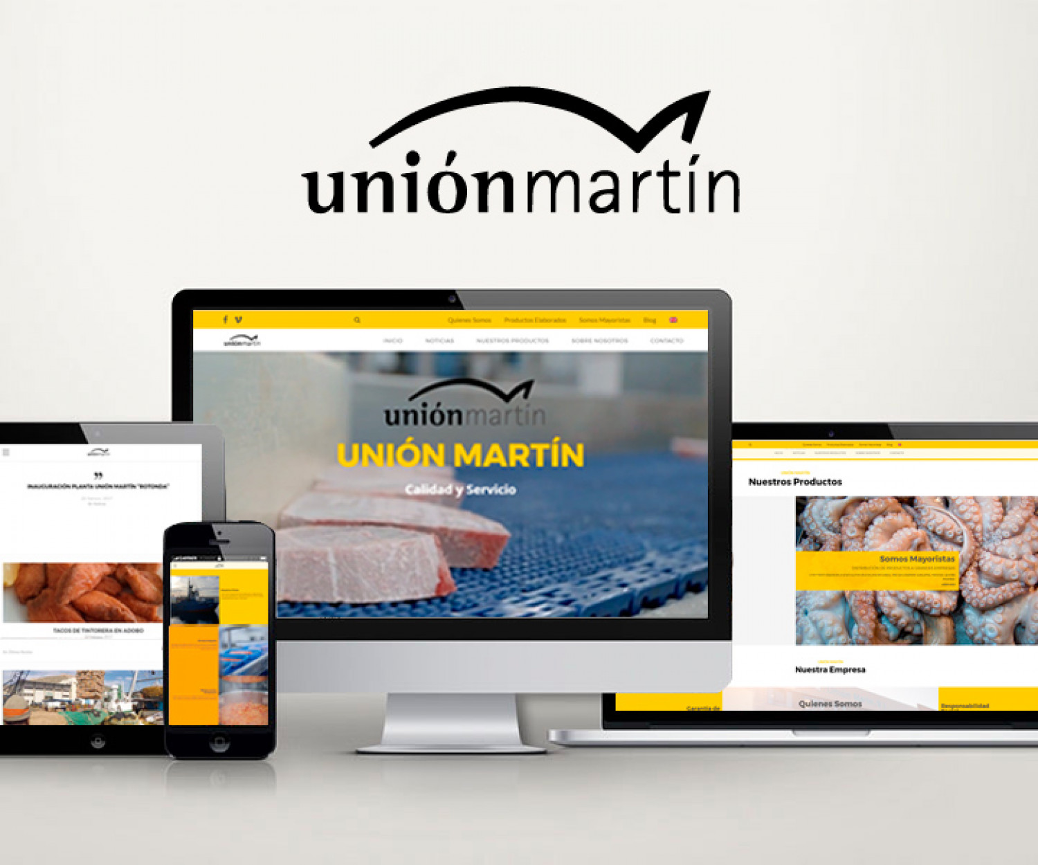 Web Unión Martín Diseño y producción de la web