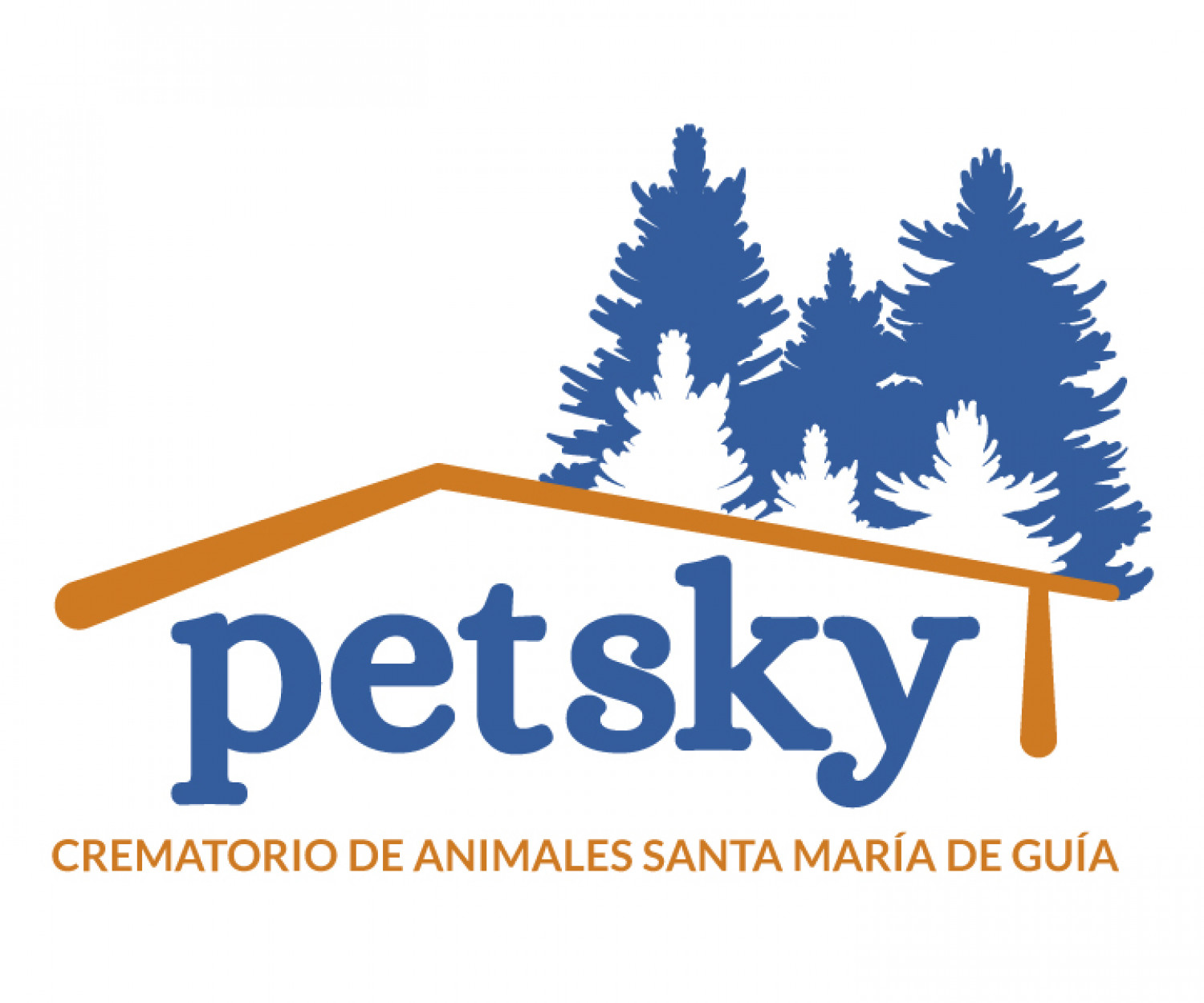 logo petsky crematorio de animales muum design agencia diseño gráfico Las Palmas de Gran Canaria