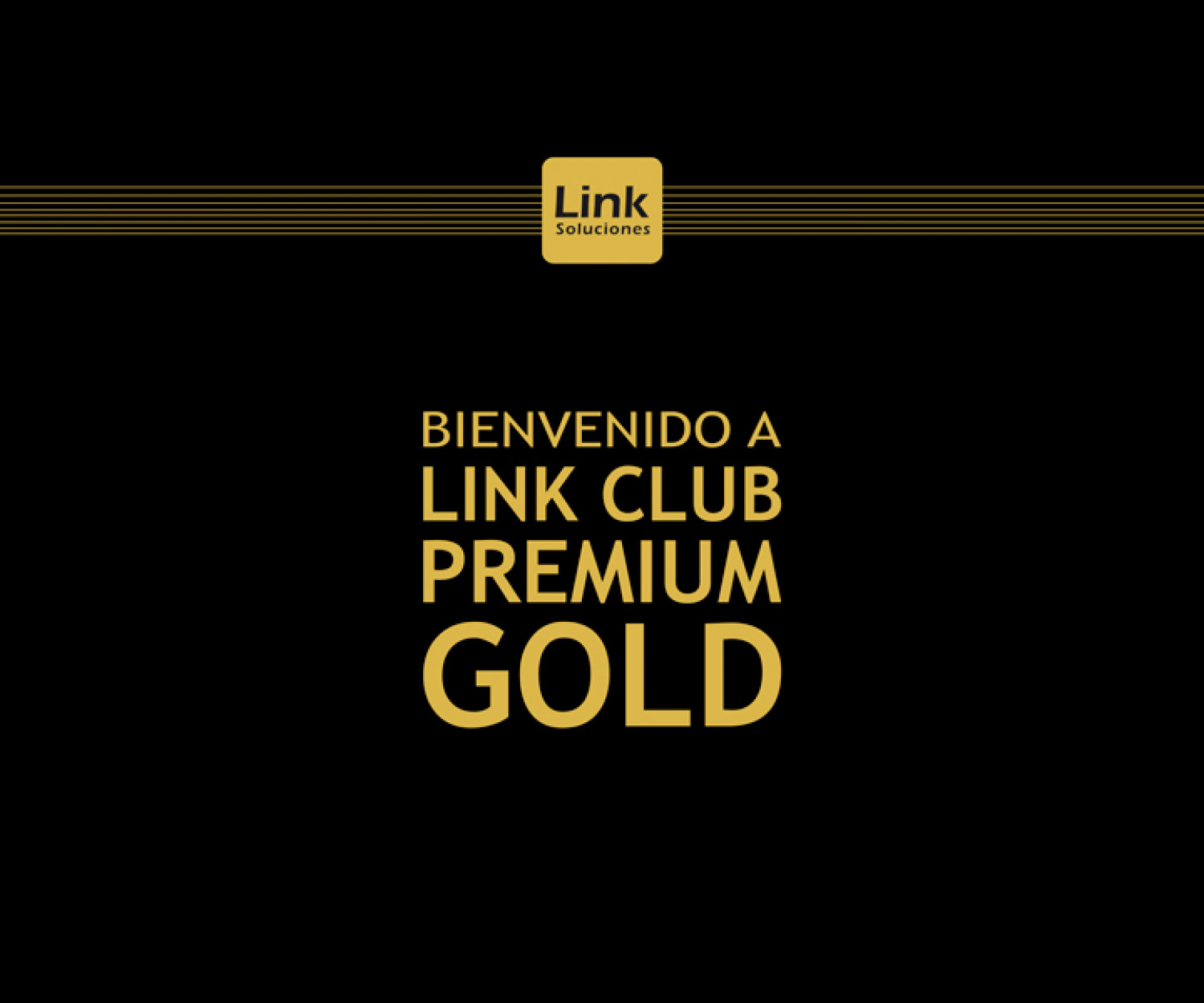 Diseño e ilustración del sobre premium gold LInk Soluciones Agencia de diseño y publicidad Las Palmas